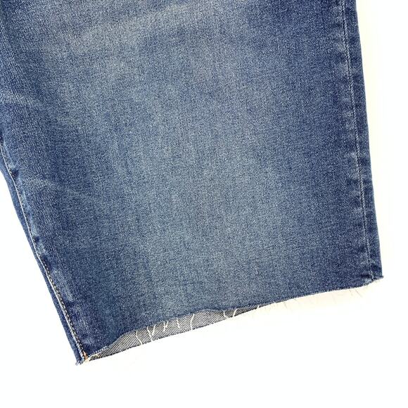 Joe's Jeans Cut Off Hem Shorts Mens Size 33 Medium Wash Blue Stretch Denim - Picture 5 of 7